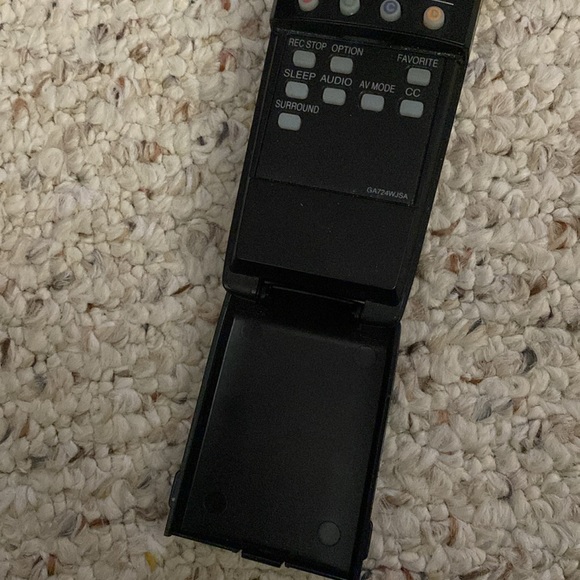 Genuine Sharp Aquos Remote GA724wjsa Working TV VCR DVD Remote Control rare - Picture 5 of 9